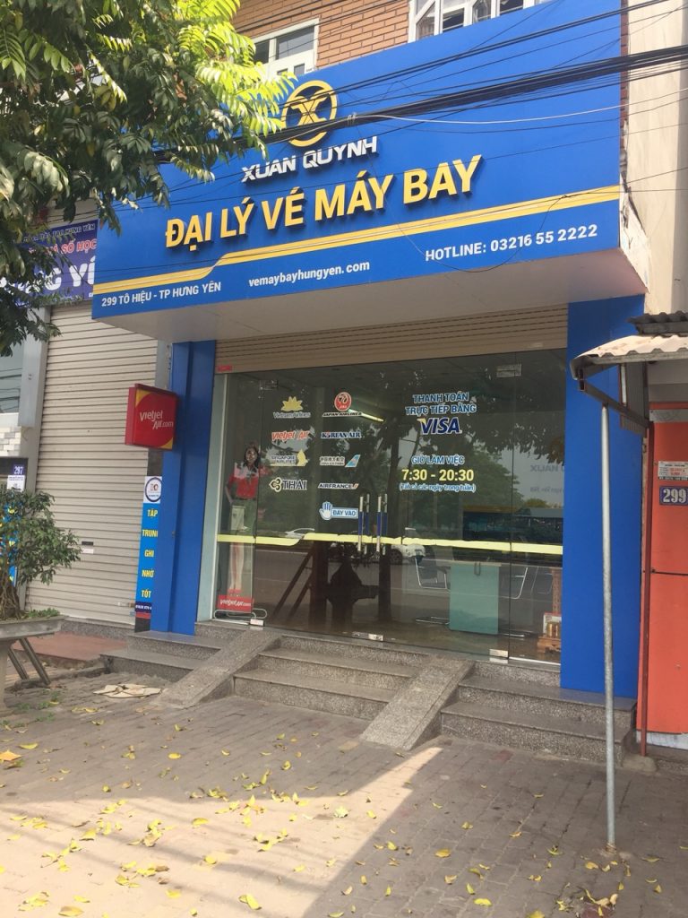 mẫu bảng hiệu vé máy bay