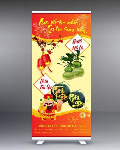 mẫu standee 2