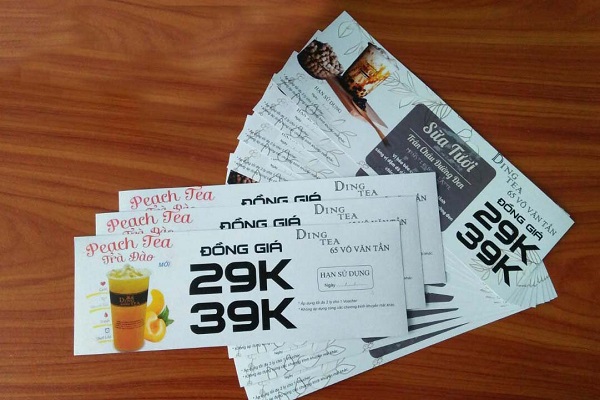 Mẫu Voucher phiếu giảm giá