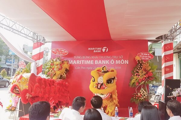 Mẫu Backdrop khai trương