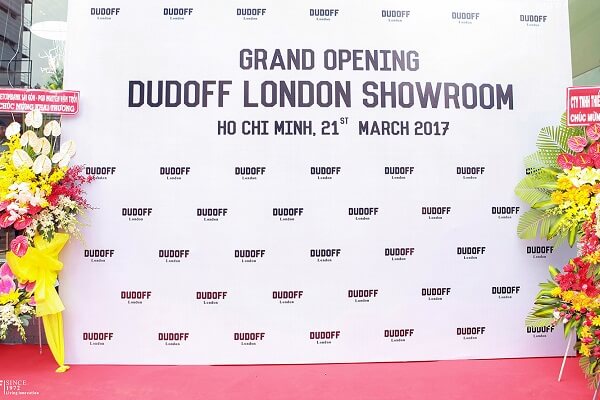 Mẫu Backdrop khai trương