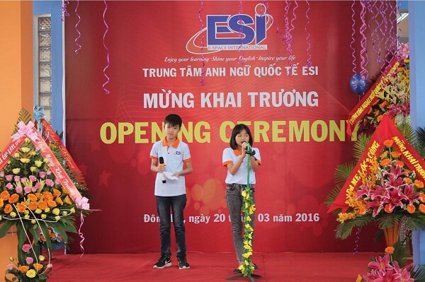 Mẫu Backdrop khai trương