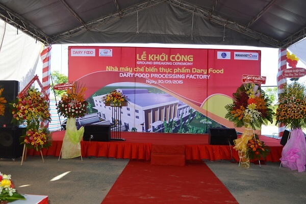 Mẫu Backdrop khai trương