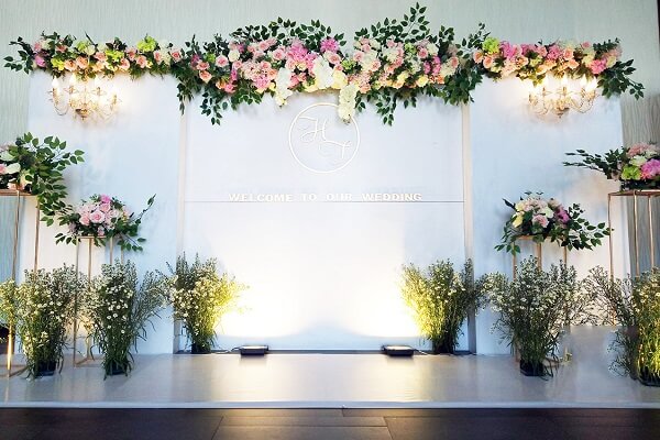 mẫu Backdrop đám cưới