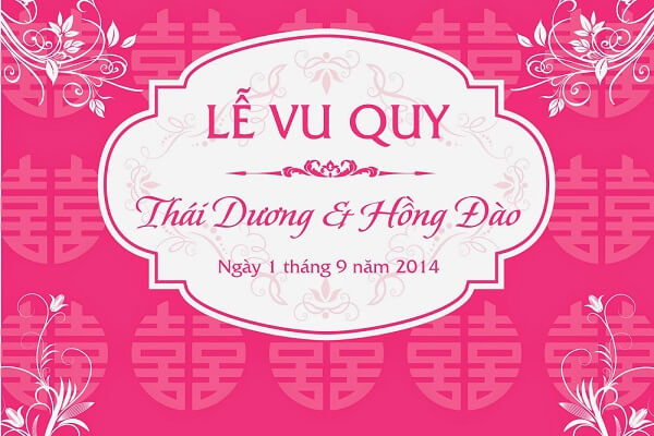 mẫu Backdrop đám cưới