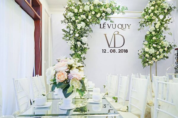 mẫu Backdrop đám cưới