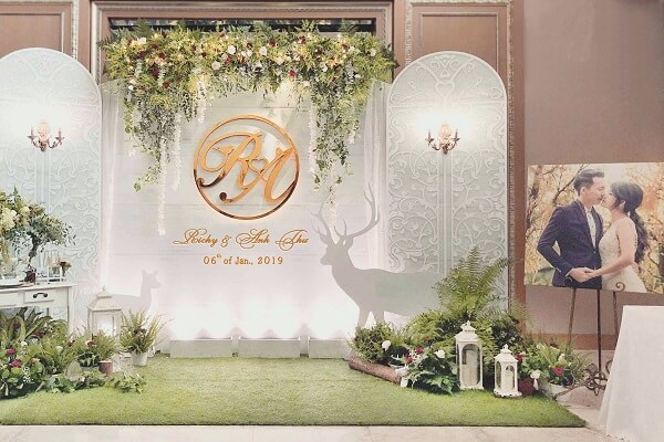 mẫu Backdrop đám cưới