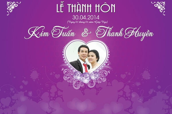 mẫu Backdrop đám cưới