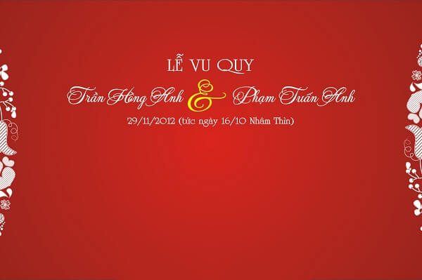mẫu Backdrop đám cưới