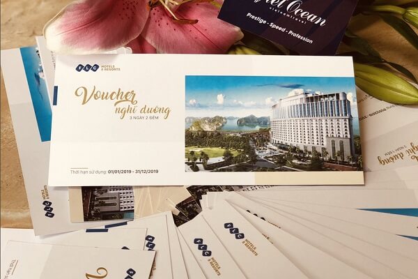mẫu voucher khách sạn, du lịch