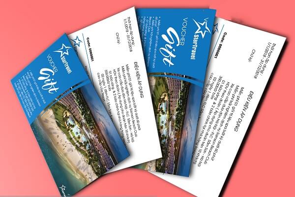 mẫu voucher khách sạn, du lịch