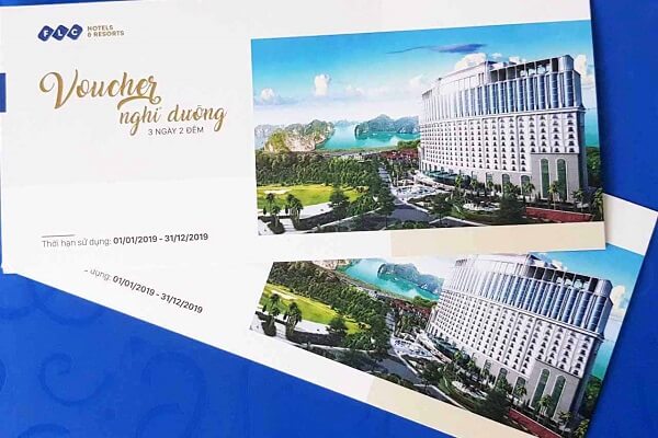 mẫu voucher khách sạn, du lịch
