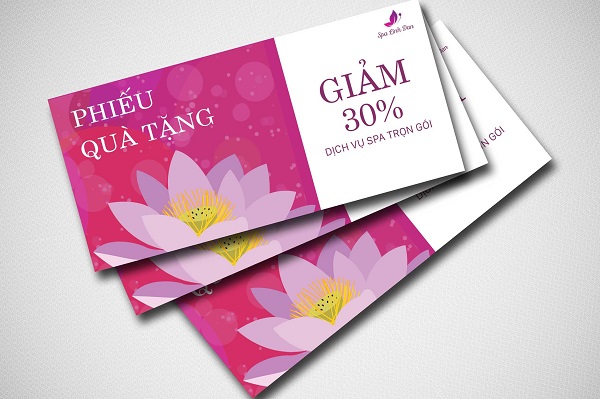 Mẫu voucher spa