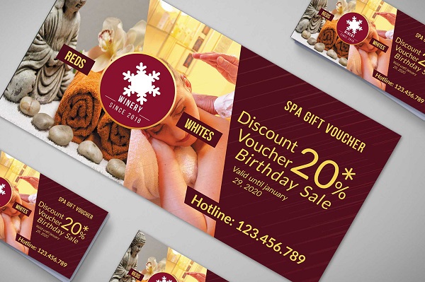 Mẫu voucher spa