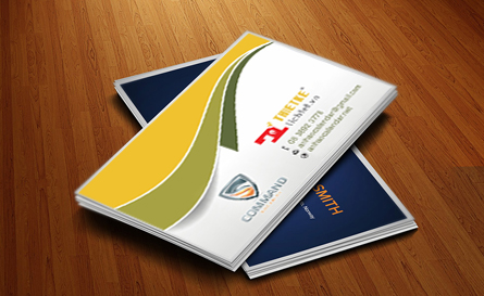 card visit có màu nền phủ hơn 20%