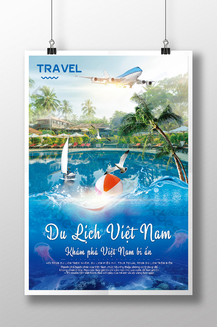 Mẫu poster du lịch Việt Nam