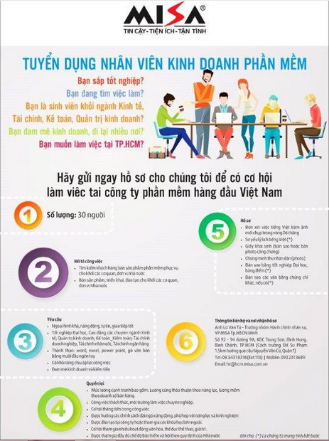 mẫu tờ rơi tuyển dụng nhân viên kinh doanh mẫu 3