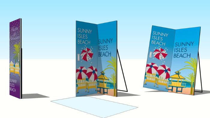 Standee 3D có thiết kế nhỏ gọn và mang đến hiệu quả cao