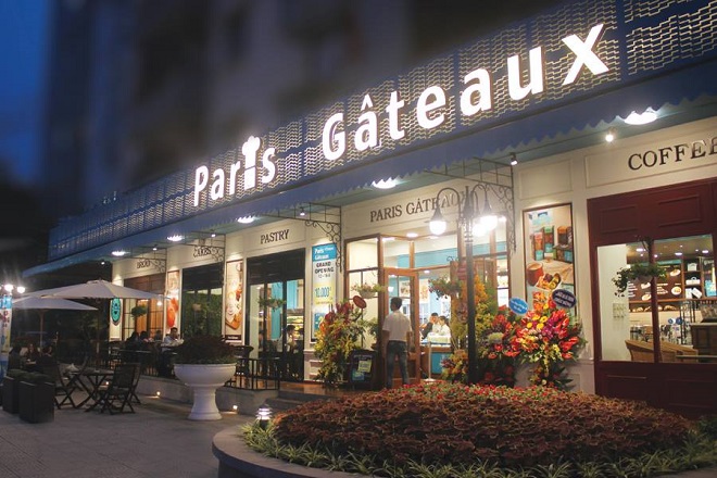 Mẫu bảng hiệu bánh kem Paris Gateaux