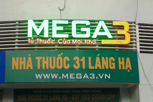 Mẫu bảng hiệu nhà thuốc Mega3