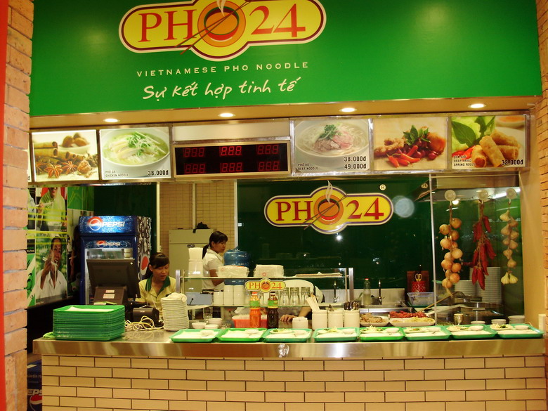 Mẫu bảng hiệu quán ăn Phở 24