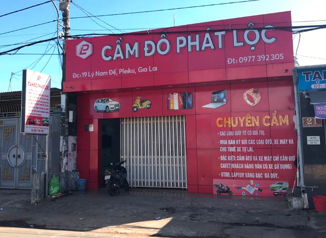 Mẫu bảng hiệu dịch vụ cầm đồ Phát Lộc