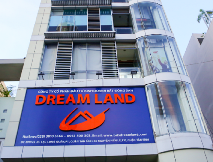 Mẫu bảng hiệu mua bán nhà đất Dream Land