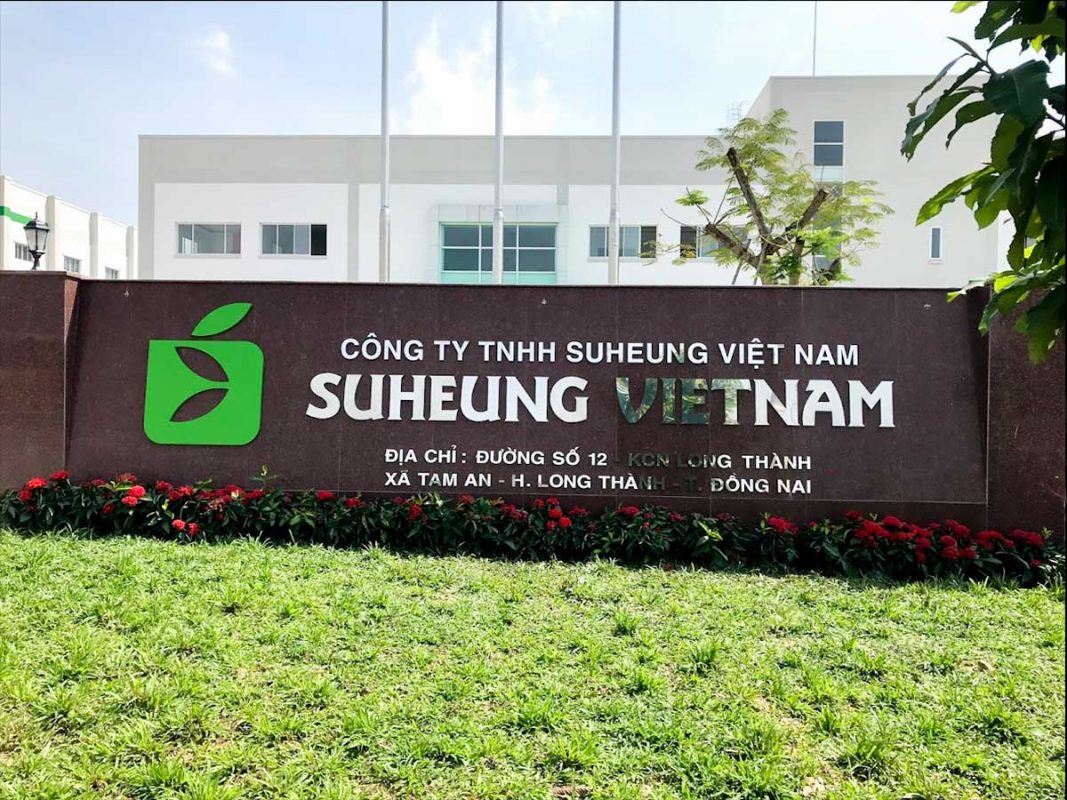 Mẫu bảng hiệu công ty suheung Việt Nam
