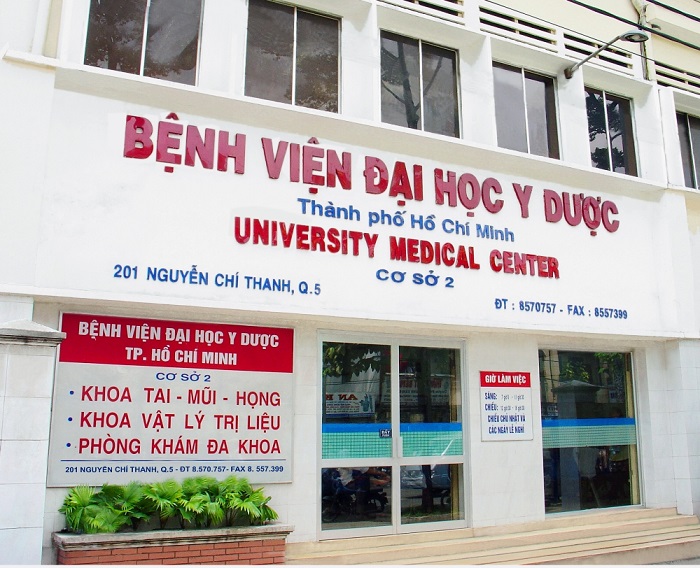 Mẫu bảng hiệu phòng khám - Bệnh viện Đại học Y dược TP.HCM