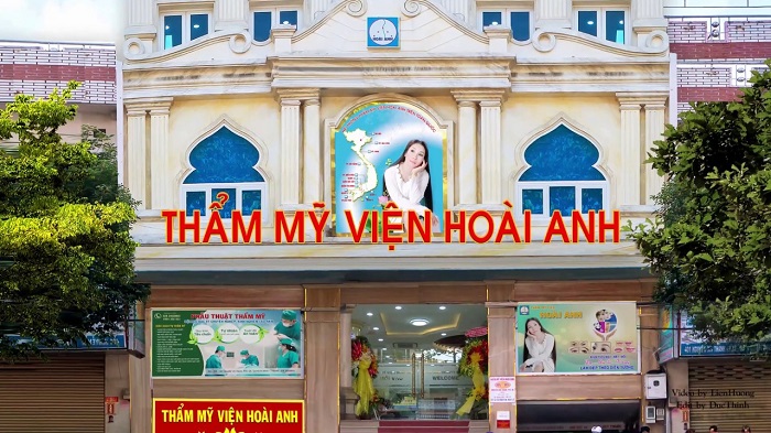 Mẫu bảng hiệu phun xăm - Thẩm mỹ viện Hoài Anh