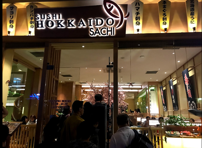 Mẫu bảng hiệu quán ăn Hokkaido Sachi
