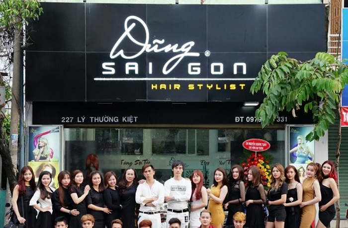 Mẫu bảng hiệu tiệm tóc Dũng Sài Gòn