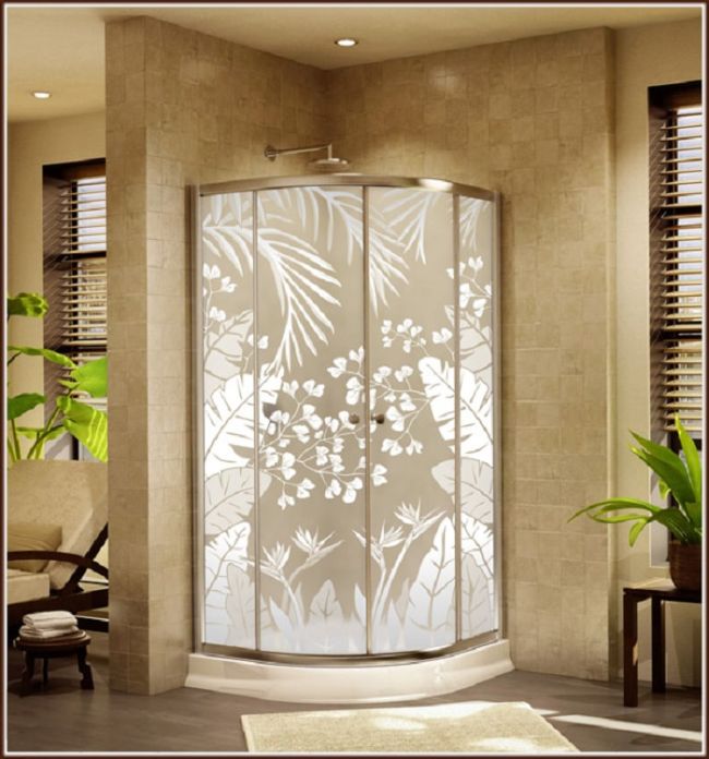 Decal kính cũng có thể sử dụng cho các nhà hàng hoặc khách sạn