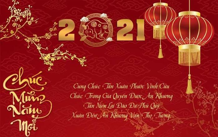 Băng rôn lấy nền đỏ họa tiết vàng nhìn trông rất thu hút