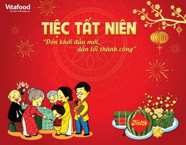 20+ mẫu băng rôn tiệc tất niên bắt mắt, tươi tắn