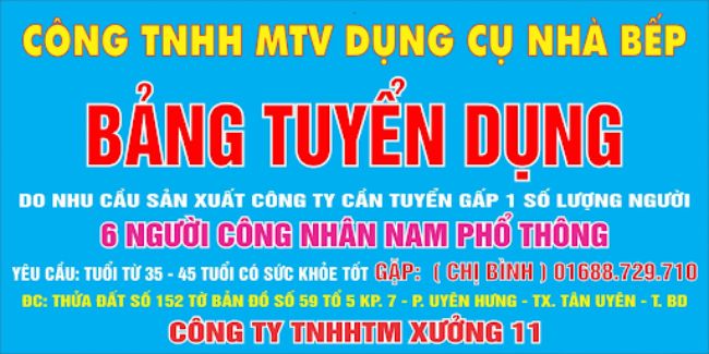 Băng rôn tuyển dụng hiện nay vẫn mang lại một hiệu quả nhất định