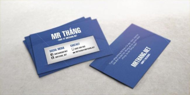 Name card có tên gọi quen thuộc hơn là card visit
