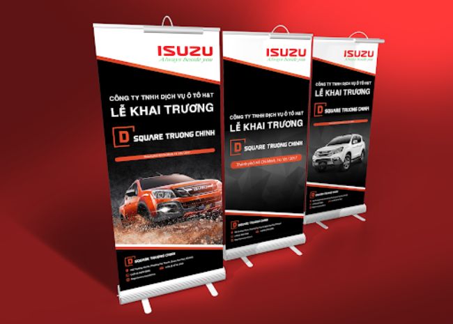 20+ mẫu standee khai trương hồng phát