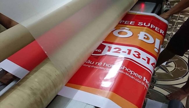 In PP cán bóng sẽ dễ dàng vệ sinh và giữ gìn hơn