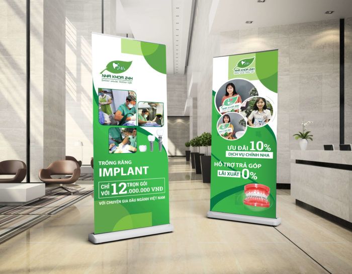 Các mẫu poster quảng cáo trong nhà từ PP có chất lượng khá tốt