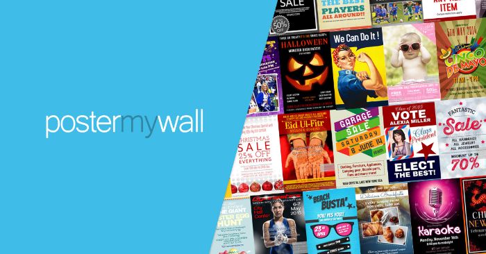 Postermywall là website thiết kế poster online miễn phí phổ biến nhất hiện nay