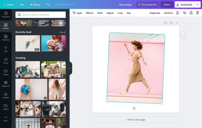 Bạn có thể kết hợp font chữ và layout để tạo ra poster đẹp mắt khi sử dụng Canva
